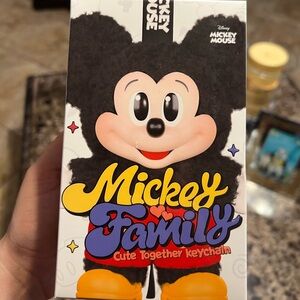 Mickey Family Cute Together Keychain